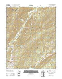 Alleghany Virginia Historical topographic map, 1:24000 scale, 7.5 X 7.5 Minute, Year 2013