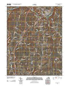 Altavista Virginia Historical topographic map, 1:24000 scale, 7.5 X 7.5 Minute, Year 2010