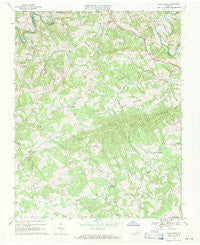 Alum Ridge Virginia Historical topographic map, 1:24000 scale, 7.5 X 7.5 Minute, Year 1968