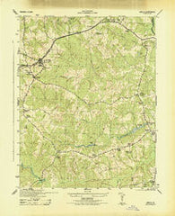 Amelia Virginia Historical topographic map, 1:31680 scale, 7.5 X 7.5 Minute, Year 1943