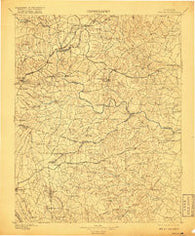 Amelia Virginia Historical topographic map, 1:125000 scale, 30 X 30 Minute, Year 1897