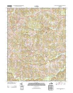 Amelia Court House Virginia Historical topographic map, 1:24000 scale, 7.5 X 7.5 Minute, Year 2013