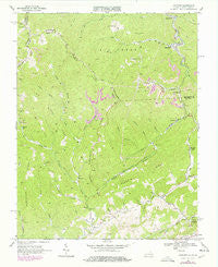 Amonate Virginia Historical topographic map, 1:24000 scale, 7.5 X 7.5 Minute, Year 1968
