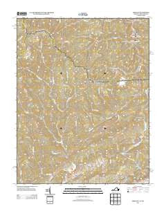 Amonate Virginia Historical topographic map, 1:24000 scale, 7.5 X 7.5 Minute, Year 2013