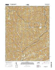 Amonate Virginia Current topographic map, 1:24000 scale, 7.5 X 7.5 Minute, Year 2016