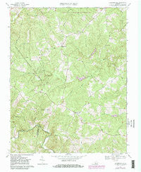 Andersonville Virginia Historical topographic map, 1:24000 scale, 7.5 X 7.5 Minute, Year 1967