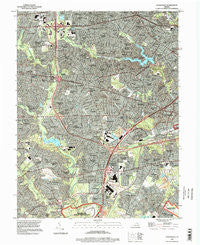 Annandale Virginia Historical topographic map, 1:24000 scale, 7.5 X 7.5 Minute, Year 1994