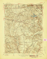 Annandale Virginia Historical topographic map, 1:31680 scale, 7.5 X 7.5 Minute, Year 1945