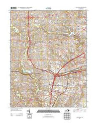Annandale Virginia Historical topographic map, 1:24000 scale, 7.5 X 7.5 Minute, Year 2013