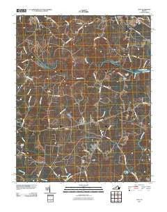 Ante Virginia Historical topographic map, 1:24000 scale, 7.5 X 7.5 Minute, Year 2010