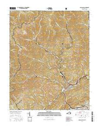 Appalachia Virginia Current topographic map, 1:24000 scale, 7.5 X 7.5 Minute, Year 2016