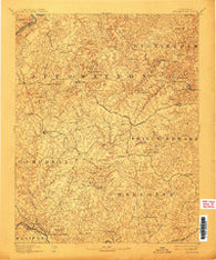 Appomattox Virginia Historical topographic map, 1:125000 scale, 30 X 30 Minute, Year 1892