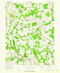 Arcola Virginia Historical topographic map, 1:24000 scale, 7.5 X 7.5 Minute, Year 1943