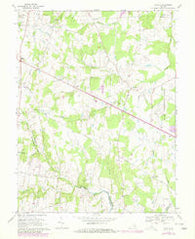 Arcola Virginia Historical topographic map, 1:24000 scale, 7.5 X 7.5 Minute, Year 1968