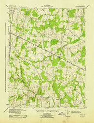 Arcola Virginia Historical topographic map, 1:31680 scale, 7.5 X 7.5 Minute, Year 1944