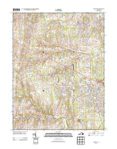 Arcola Virginia Historical topographic map, 1:24000 scale, 7.5 X 7.5 Minute, Year 2013