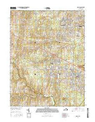 Arcola Virginia Current topographic map, 1:24000 scale, 7.5 X 7.5 Minute, Year 2016