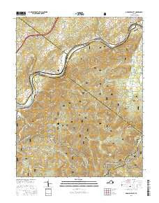 Arnold Valley Virginia Current topographic map, 1:24000 scale, 7.5 X 7.5 Minute, Year 2016