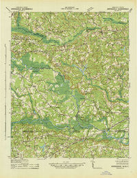 Arringdale Virginia Historical topographic map, 1:62500 scale, 15 X 15 Minute, Year 1942