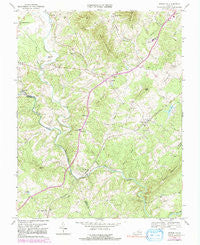Arrington Virginia Historical topographic map, 1:24000 scale, 7.5 X 7.5 Minute, Year 1969