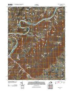 Ashby Gap Virginia Historical topographic map, 1:24000 scale, 7.5 X 7.5 Minute, Year 2010