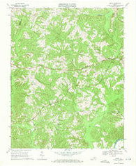 Aspen Virginia Historical topographic map, 1:24000 scale, 7.5 X 7.5 Minute, Year 1968