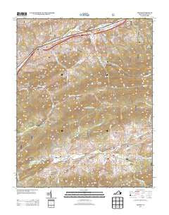 Atkins Virginia Historical topographic map, 1:24000 scale, 7.5 X 7.5 Minute, Year 2013