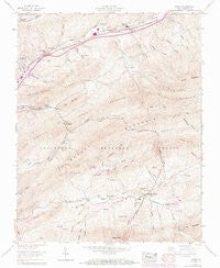 Atkins Virginia Historical topographic map, 1:24000 scale, 7.5 X 7.5 Minute, Year 1958