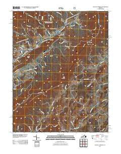 Augusta Springs Virginia Historical topographic map, 1:24000 scale, 7.5 X 7.5 Minute, Year 2011