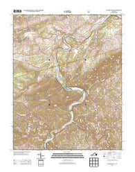 Austinville Virginia Historical topographic map, 1:24000 scale, 7.5 X 7.5 Minute, Year 2013