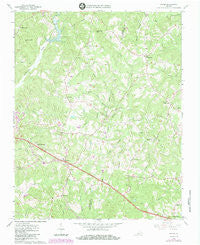 Axton Virginia Historical topographic map, 1:24000 scale, 7.5 X 7.5 Minute, Year 1965