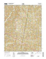 Axton Virginia Current topographic map, 1:24000 scale, 7.5 X 7.5 Minute, Year 2016