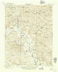 Aylett Virginia Historical topographic map, 1:62500 scale, 15 X 15 Minute, Year 1933