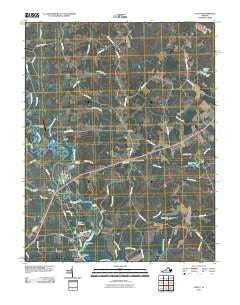 Aylett Virginia Historical topographic map, 1:24000 scale, 7.5 X 7.5 Minute, Year 2010
