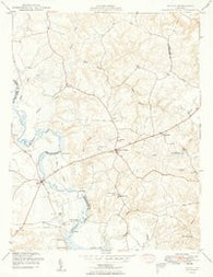 Aylett Virginia Historical topographic map, 1:24000 scale, 7.5 X 7.5 Minute, Year 1949