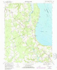 Bacons Castle Virginia Historical topographic map, 1:24000 scale, 7.5 X 7.5 Minute, Year 1969