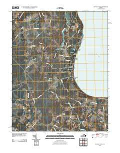 Bacons Castle Virginia Historical topographic map, 1:24000 scale, 7.5 X 7.5 Minute, Year 2010