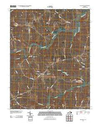 Ballsville Virginia Historical topographic map, 1:24000 scale, 7.5 X 7.5 Minute, Year 2010