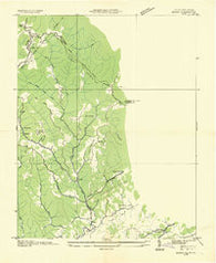 Bandy Virginia Historical topographic map, 1:24000 scale, 7.5 X 7.5 Minute, Year 1934