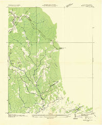 Bandy Virginia Historical topographic map, 1:24000 scale, 7.5 X 7.5 Minute, Year 1934