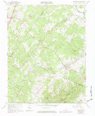Barboursville Virginia Historical topographic map, 1:24000 scale, 7.5 X 7.5 Minute, Year 1964