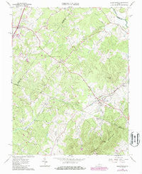 Barboursville Virginia Historical topographic map, 1:24000 scale, 7.5 X 7.5 Minute, Year 1964