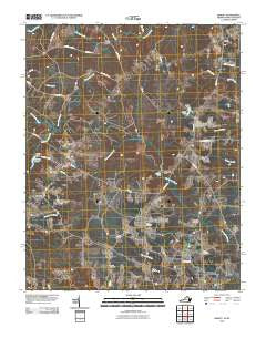 Barley Virginia Historical topographic map, 1:24000 scale, 7.5 X 7.5 Minute, Year 2010