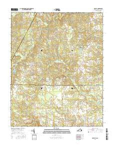 Barley Virginia Current topographic map, 1:24000 scale, 7.5 X 7.5 Minute, Year 2016