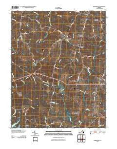 Baskerville Virginia Historical topographic map, 1:24000 scale, 7.5 X 7.5 Minute, Year 2010