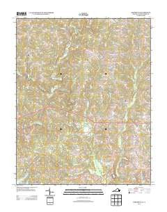 Baskerville Virginia Historical topographic map, 1:24000 scale, 7.5 X 7.5 Minute, Year 2013