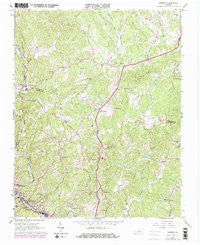 Bassett Virginia Historical topographic map, 1:24000 scale, 7.5 X 7.5 Minute, Year 1965