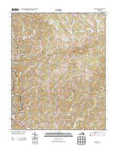 Bassett Virginia Historical topographic map, 1:24000 scale, 7.5 X 7.5 Minute, Year 2013
