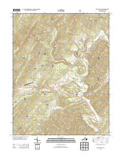 Bath Alum Virginia Historical topographic map, 1:24000 scale, 7.5 X 7.5 Minute, Year 2013
