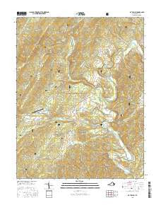 Bath Alum Virginia Current topographic map, 1:24000 scale, 7.5 X 7.5 Minute, Year 2016